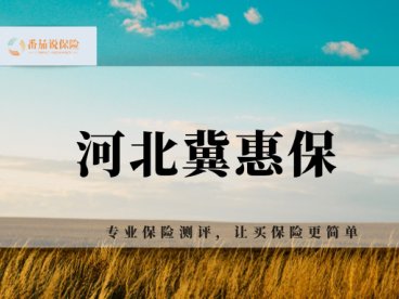 河北惠民保:冀惠保2022,相比河北惠民健康保,哪个好?