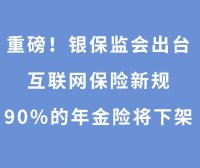 重磅!2021年底将有一大批互联网保险下架!